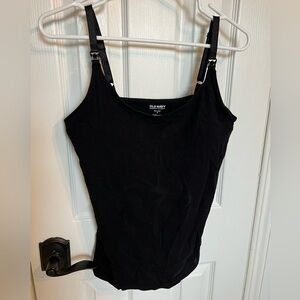 Old Navy black nursing tank top